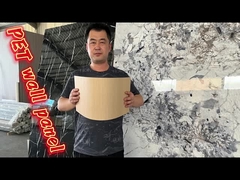 High Gloss Marble bamboo charcoal wall panel