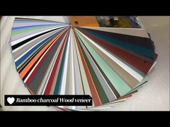 Factory direct waterproof easy to install High Quality skin-feeling bamboo charcoal wood veneer