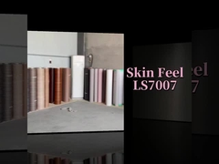 Presentera brandsäker bambukolväggpanel 5/8mm vattentät PVC för dig