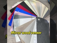 Wholesale Price Mirror Wall Decor Wall Panel PET Bamboo Charcoal Wood Veneer Board