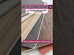 Titta: 5mm 8mm Bambukol PVC Väggpanel Vattentät Brandsäker Monter