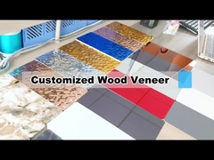 En närmare titt: Anpassad väggpanel i bambukol med spegel 1220x2440mm fuktskyddad