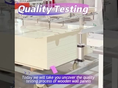 Tazama: Maonyesho ya Paneli ya Ukuta isiyo na maji ya PUR Glue ya mianzi ya Mkaa ya 5mm 8mm