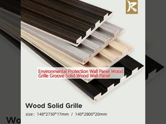 Environmental Protection Wall Panel Wood Grille Groove Solid Wood Wall Panel